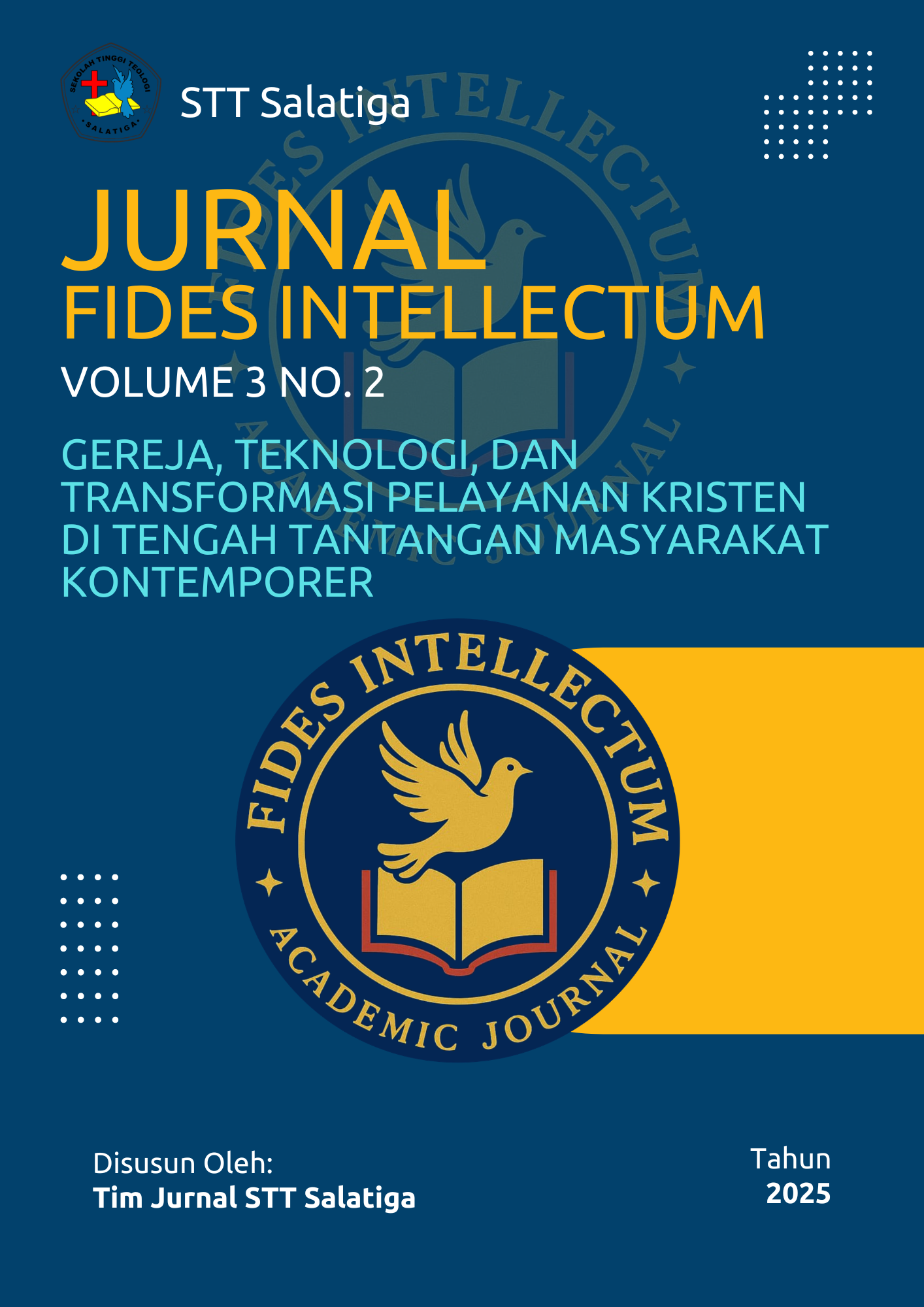 					View Vol. 3 No. 2 (2025): Gereja, Teknologi, dan Transformasi Pelayanan Kristen di Tengah Tantangan Masyarakat Kontemporer
				